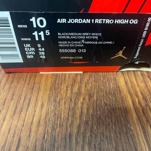 New Nike Air Jordan 1 Retro OG High Shadow - Picture 9 of 9